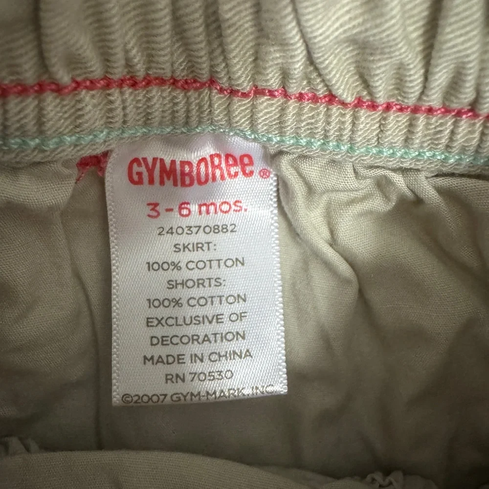 Gymboree Beige Cotton Skirt